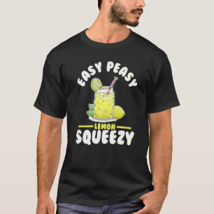 T-shirt Simple Citron pâle Squeezy Lemonade Juice Stand Le