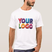 T-shirt Simple Custom Logo and Text Business (Devant)