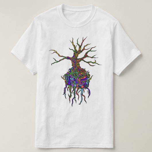 T-shirt simple d'arbre (Design devant)