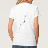 T-shirt Simple elegant custom logo here company          T (Dos)