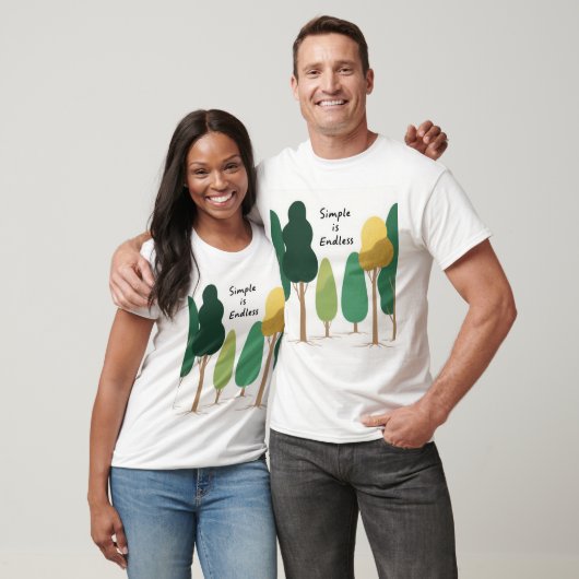 T-shirt Simple est sans fin (Unisexe)