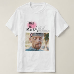 T-shirt Simple et drôle Personnalisé Ajouter une photo ave