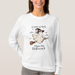 T-shirt Simple et élégante Mignonne sorcière première Hall