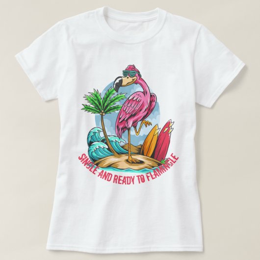 T-shirt simple et prêt à flamber (Design devant)