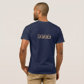 T-shirt Simple Graduate 2025 Grad Text (Dos entier)