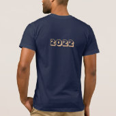 T-shirt Simple Graduate 2025 Grad Text (Dos)