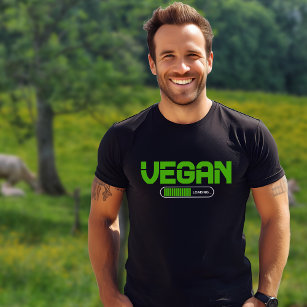 T-shirt Simple Green Vegan Chargement Homme