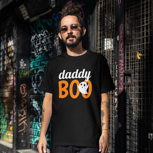T-shirt Simple Halloween Daddy Boo Fantôme Éffrayant
