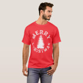 T-SHIRT SIMPLE JAUNE ARBRE DE NOËL (Devant entier)