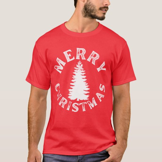 T-SHIRT SIMPLE JAUNE ARBRE DE NOËL (Devant)