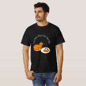 T-shirt Simple je suis juste ici pour la tarte (Devant entier)