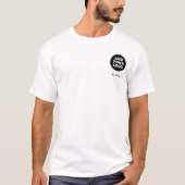 T-shirt Simple Logo Avant et Nom de l'Employé Arrière (Devant)