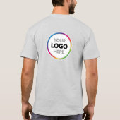 T-Shirt Simple Logo Entreprise - Impression Recto (Dos)