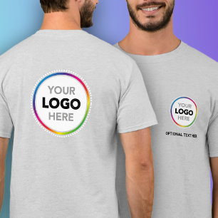 T-Shirt Simple Logo Entreprise - Impression Recto