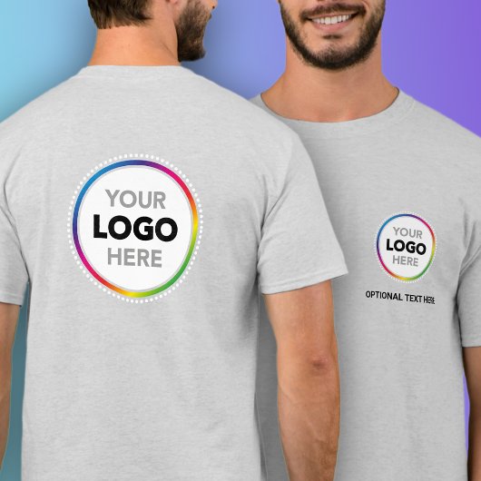 T-Shirt Simple Logo Entreprise - Impression Recto