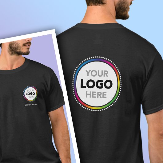 T-Shirt Simple Logo Entreprise - Impression Recto 