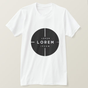 T-Shirt Simple Logo et Texte pour Entreprise – Min