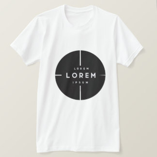 T-Shirt Simple Logo et Texte pour Entreprise – Min