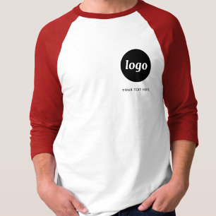 T-Shirt simple logo et texte pour les entreprises