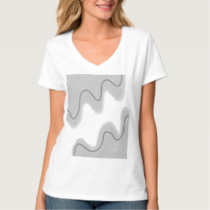 T-shirt Simple logo personnalisé élégant ici entreprise