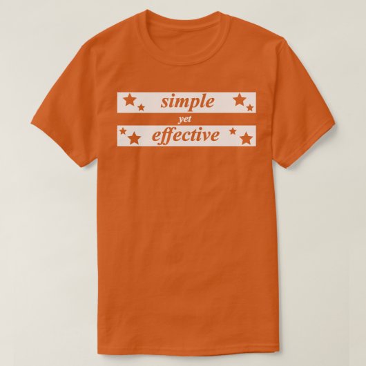 T-shirt simple mais efficace (Design devant)