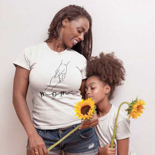 T-shirt Simple maman établie