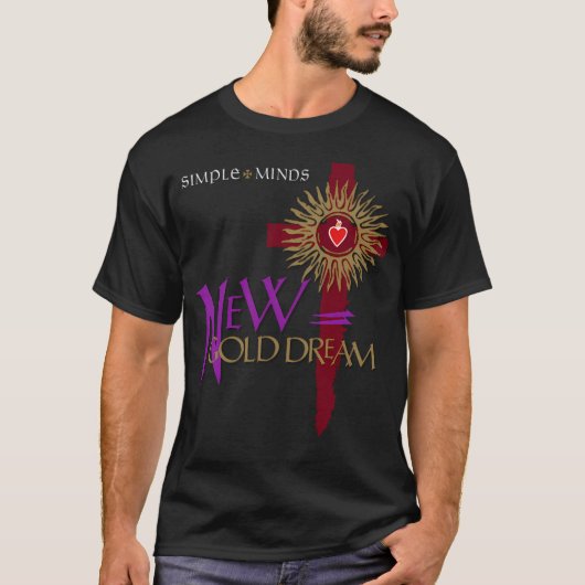 T-shirt Simple Minds - Nouveau rêve d'or (Devant)