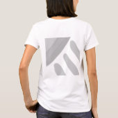 T-shirt simple minimum ajouter votre nom bridesmaid mariag (Dos)