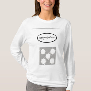 T-shirt simple minimum ajouter votre texte photo noël T-S