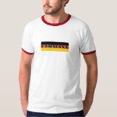 T-shirt Simple Modern Allemagne drapeau allemand Souvenir (Devant)