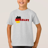 T-shirt Simple Moderne Germanie Allemagne Lettre d'art Sou (Devant)