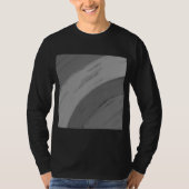 T-SHIRT SIMPLE MODERNE MODERNE MONOGRAM ÉLÉGANT CHIC STYLE (Devant)