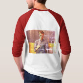 T-SHIRT SIMPLE MODERNE MODERNE MONOGRAM ÉLÉGANT CHIC STYLE (Dos)