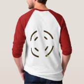T-SHIRT SIMPLE MODERNE MODERNE MONOGRAM ÉLÉGANT CHIC STYLE (Dos)