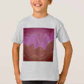 T-SHIRT SIMPLE MODERNE MODERNE MONOGRAM ÉLÉGANT CHIC STYLE (Devant)