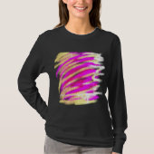 T-SHIRT SIMPLE MODERNE MODERNE MONOGRAM ÉLÉGANT CHIC STYLE (Devant)