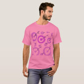 T-SHIRT SIMPLE MODERNE MODERNE MONOGRAM ÉLÉGANT CHIC STYLE (Devant entier)