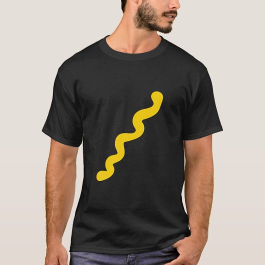 T-shirt Simple Mustard Costume Correspondant Groupe Ketchu (Devant)
