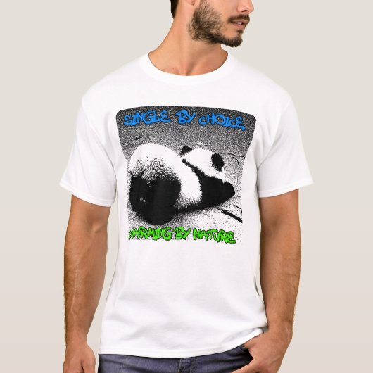 T-shirt Simple par choix - Panda choix stretching (Devant)