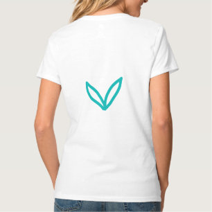 T-shirt simple personnalisé rose violet étincelle ajoutez