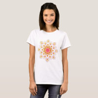 Simple point coloré Mandala 8