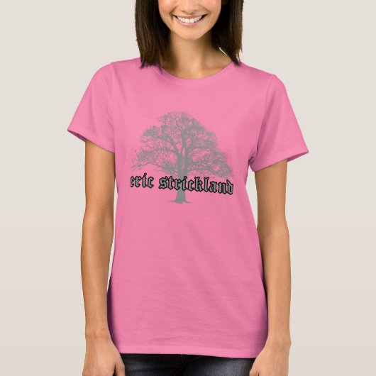T-shirt simple pour dames (Devant)