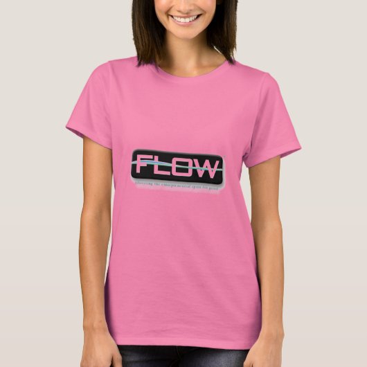 T-shirt simple pour dames (Devant)