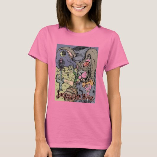 T-shirt simple pour dames (Devant)