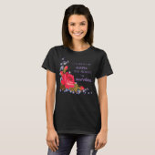 T-shirt simple pour femmes Roses (Devant entier)