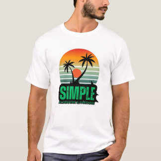 T-shirt simple pour hommes