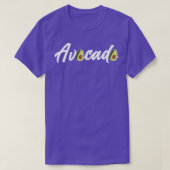 T-shirt Simple Texte Avocado Avocat (Design devant)