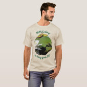 T-shirt Simple Things Frog Inspirational Quote (Devant entier)