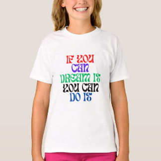 T-shirt Simple Typographie T Chemise