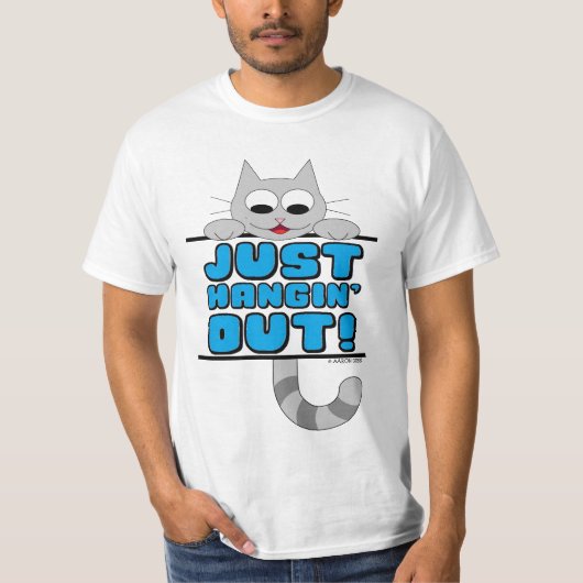 T-shirt SIMPLEMENT À TRAINER ! Joli Chat Ludique (Devant)